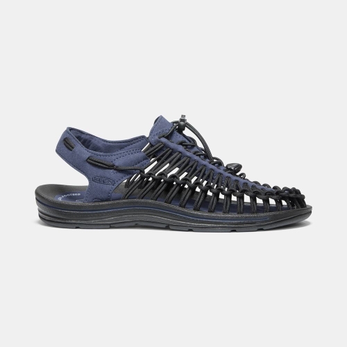 Keen Uneek Sandaler Herr Marinblå Svarta | JGIZH4652