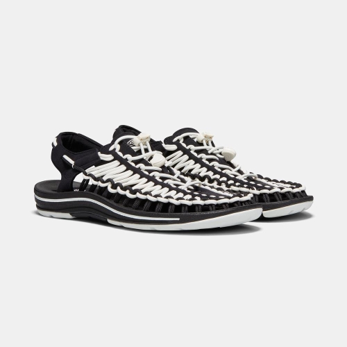 Keen Uneek Sandaler Herr Svarta Vita | XYWCE5321