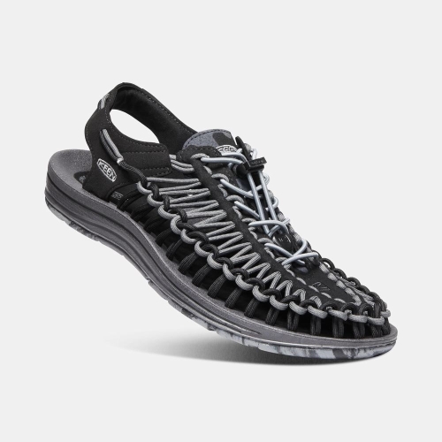 Keen Uneek Sandaler Herr Svarta | YOWJF3891