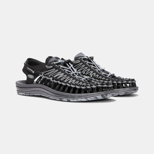 Keen Uneek Sandaler Herr Svarta | YOWJF3891