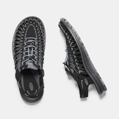 Keen Uneek Sandaler Herr Svarta | YOWJF3891