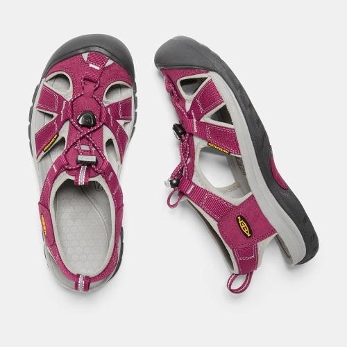 Keen Venice H2 Sandaler Dam Röda Grå | ZKSRO6985