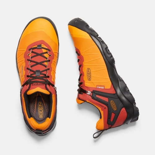 Keen Venture Vattentäta Vandringsskor Herr Orange Svarta | LIAHY5102
