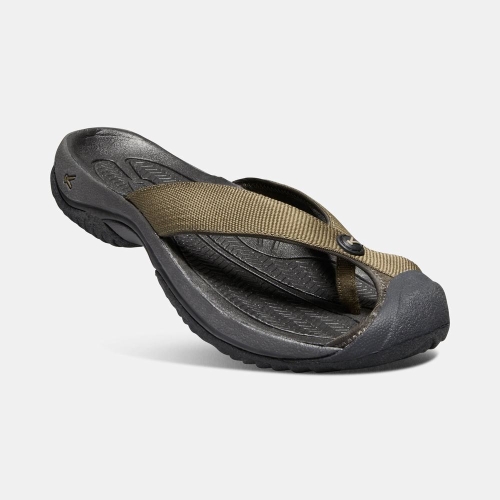 Keen Waimea H2 Sandaler Herr Mörkolivgröna Svarta | HXCJB5180