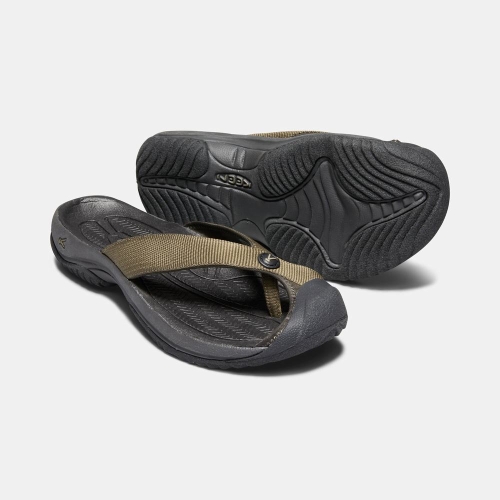 Keen Waimea H2 Sandaler Herr Mörkolivgröna Svarta | HXCJB5180