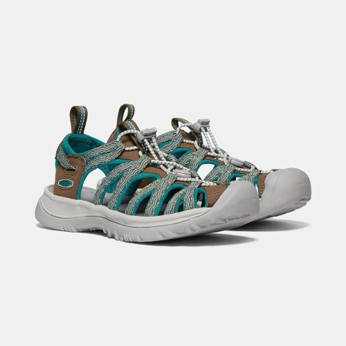 Keen Whisper Vandringssandaler Dam Bruna Blå | XLPHR9683