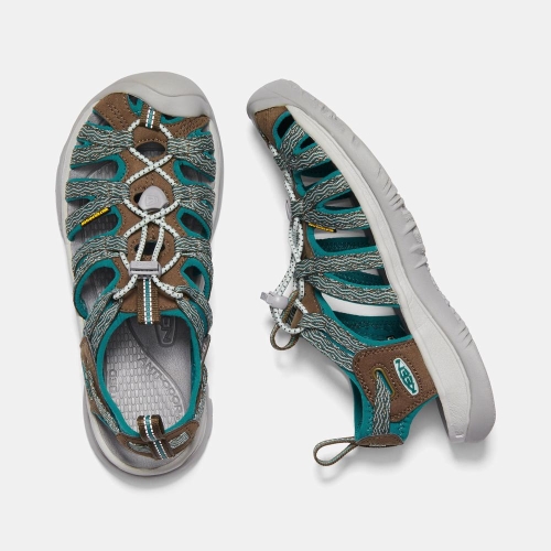 Keen Whisper Vandringssandaler Dam Bruna Blå | XLPHR9683