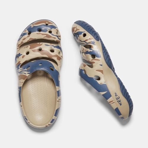 Keen Yogui Arts Sandaler Herr Khaki Blå | GXMYK1075