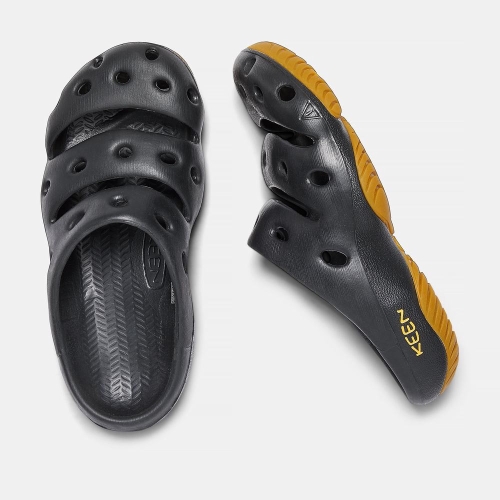 Keen Yogui Sandaler Herr Svarta | NEDOB2536